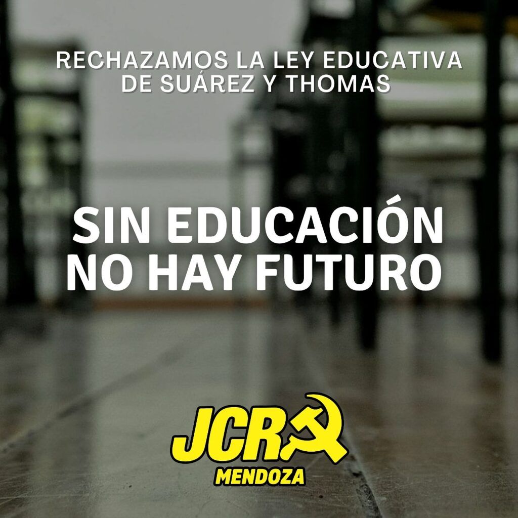 El gobierno de Suárez con el Director General de Escuelas, Thomas imponen un proyecto de ley de educación en la provincia. Siendo esta un atentado a la educación pública y al conjunto del pueblo.